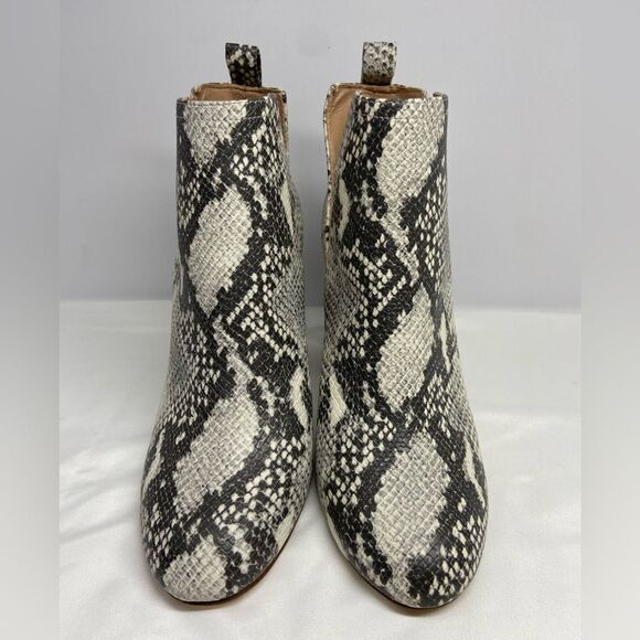 Steve Madden Nayna Snake Skin Print Ankle Booties 9.5M - Picture 2 of 10